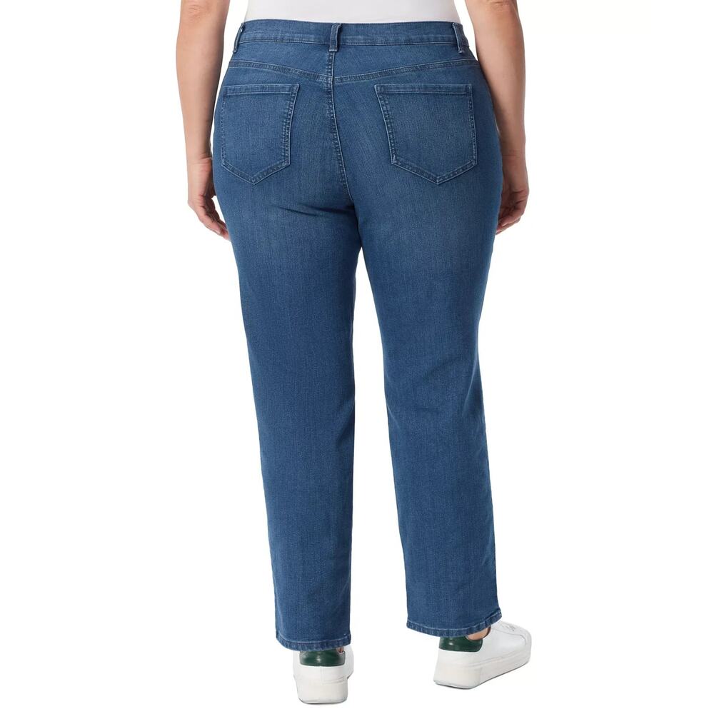 Gloria Vanderbilt Plus Size Amanda Jean Blue Size 22W 3215 - Picture 2 of 3